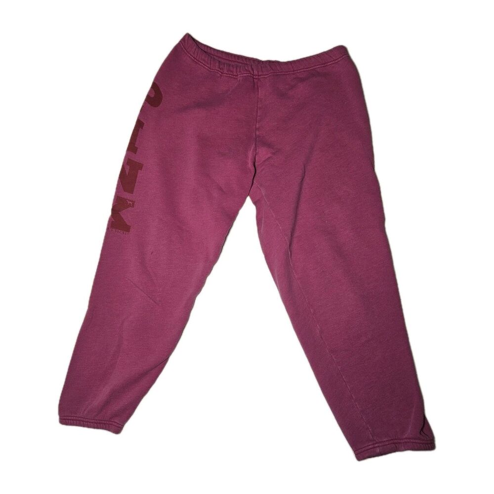 Vtg Y2k Small Victoria's Secret Pink Sweatpants 2005 Ankle Joggers Dog PINK Logo